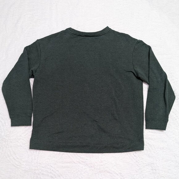 Orvis Women's Crew Neck Sweater Long Sleeve Sz Large Green Style 1529686 - Picture 2 of 5